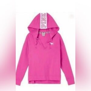 Victoria Secret PINK Cropped Hoodie with Logo